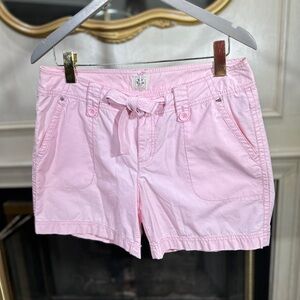 Esprit Pastel Pink Cotton Utility Shorts Size 10 Barbiecore Y2K 90’s vintage